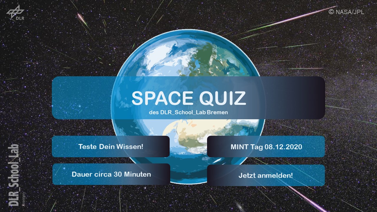 Space-Quiz mit dem DLR_School_Lab
