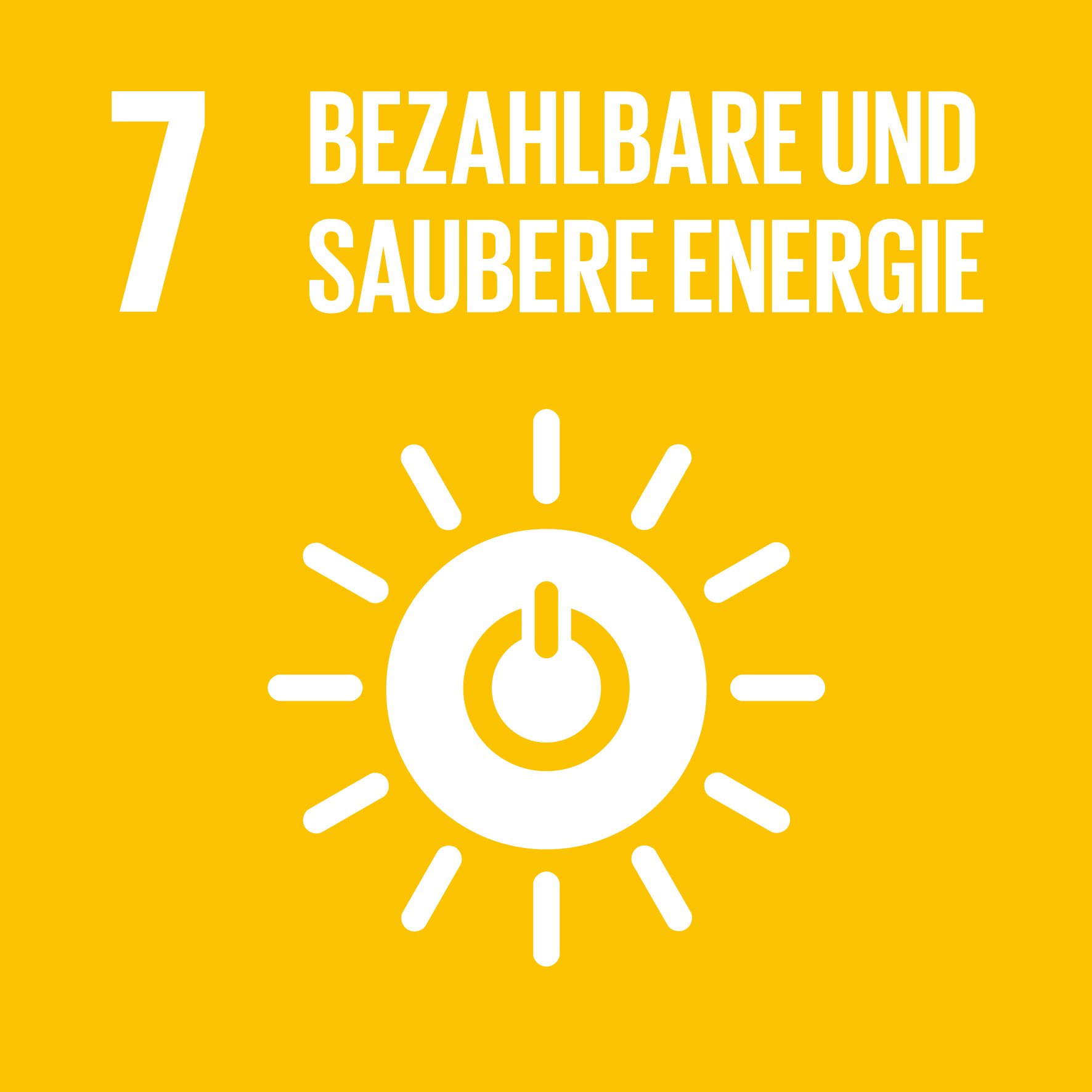 Nachhaltigkeitsziel 7: Bezahlbare und saubere Energie