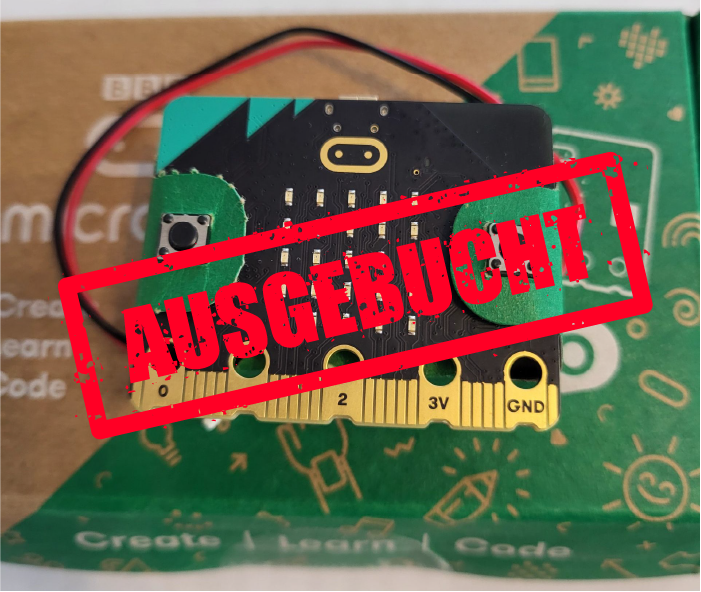 Digitale Minikunst und -Spiele, sowie eine Sprachsteuerung mit Microbits programmieren